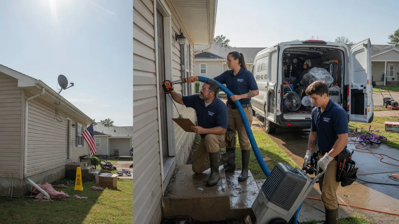 Ceiling Water Damage Restoration in Midland Park, NJ near me
